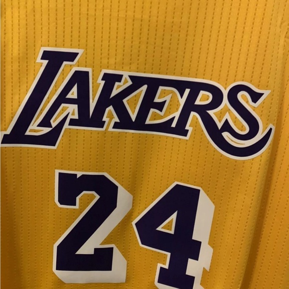 Los Angeles Lakers Jersey Hardwood Classics Adidas Brand Kobe Bryant Medium - Picture 3 of 7